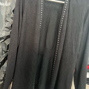 89th & Madison Black Knit Top